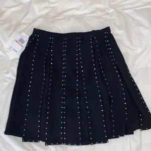 Michael Kors black fringe skirt